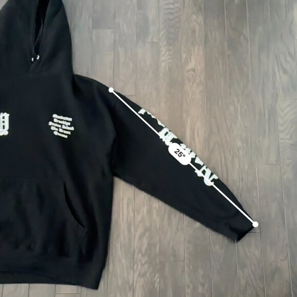 Fashion Nova Black New York Men's Hoodie - Picture 9 of 10